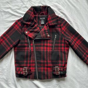 Wet Seal Wool Blend Moto Jacket | Size Small